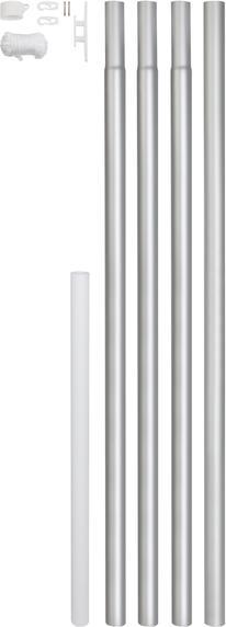 Produktbild Alberts Fahnenmast Alu zum Einbetonieren, zylindrische Form 6,20 m