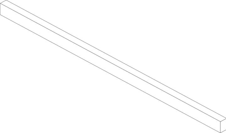 Actual product image Blum Cross railing for TANDEMBOX ORGA-LINE for cutting to length