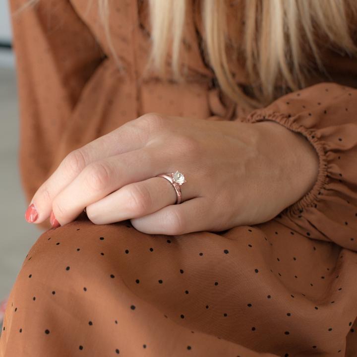 Produktbild Trilani Damen Sterling Silber Zirkonia roségold - 4130 (54, 925 Silber)