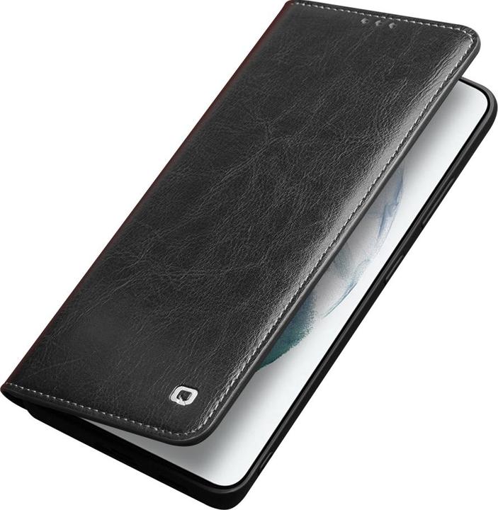 Actual product image QiAlino Fourre Flip cuir véritable (Samsung Galaxy S21+ 5G)