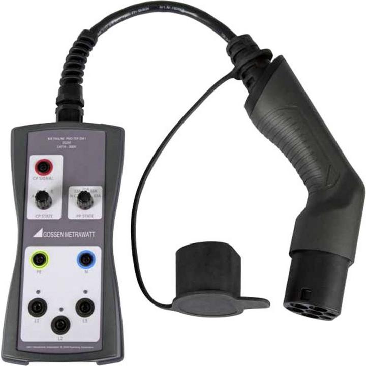 Produktbild Gossen Adapterstecker METRALINE PRO TYP EM II 1 und 3 phasiger Prüfadapter zum Prüfen von E Ladepunkten S (Adapter)