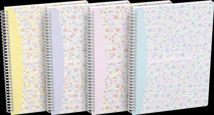 Produktbild Oxford FORME FLORAL - Spiralbuch (B5, Kariert, Harter Einband)
