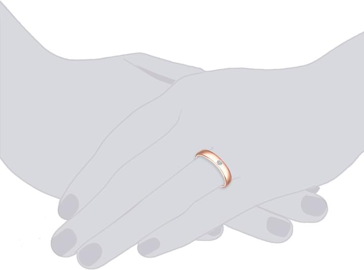 Image du produit Trilani Femme argent sterling zirconium or rose - 4194 (54, Argent 925)