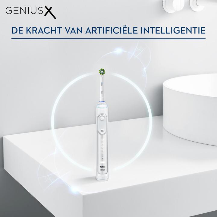 Actual product image Oral-B Genius X Electric Toothbrush White (Oscillating toothbrush)