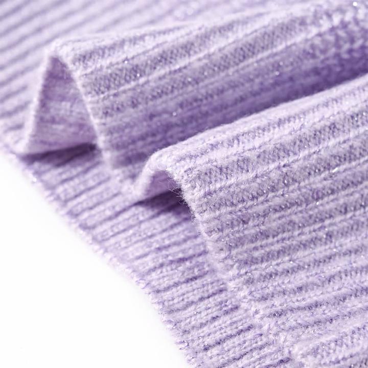 Actual product image VidaXL Children's jumper waistcoat knitted light purple 140,Material: 67 (140)