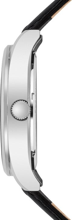 Produktbild Herren Quarzuhr Couragian Echtleder schwarz - 4466 (Analoguhr, 43 mm)