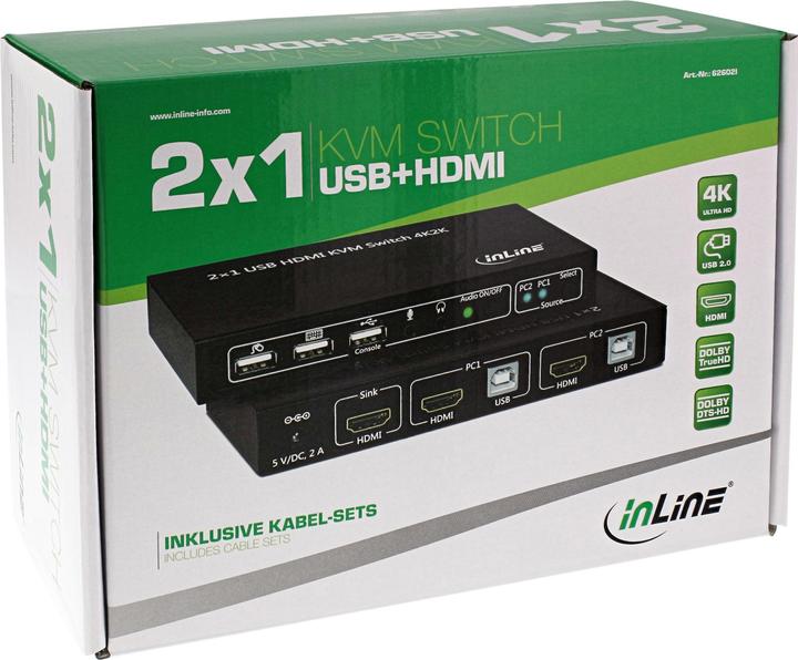 Produktbild InLine KVM Desktop Switch