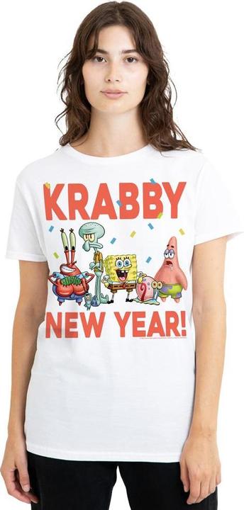 Produktbild Spongebob Squarepants Krabby New Year TShirt (XXL)