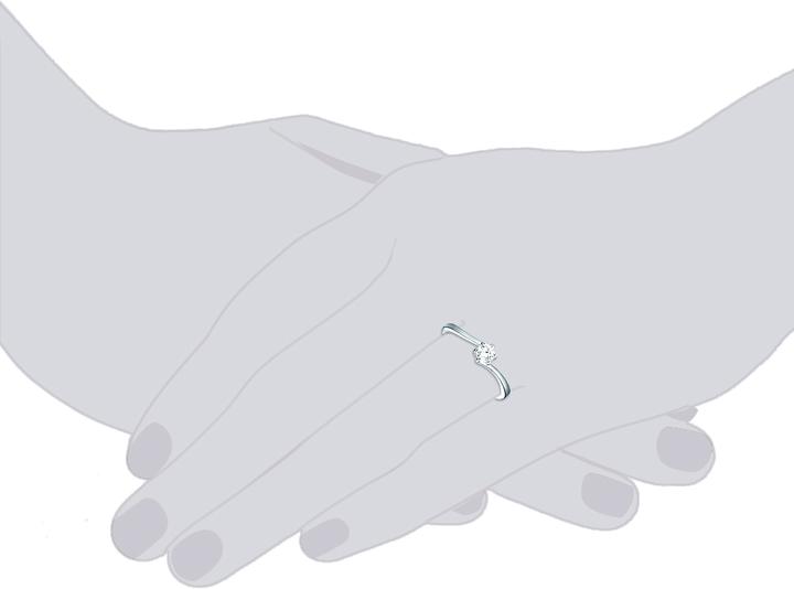 Actual product image Trilani Ladies Sterling Silver Zirconia silver - 11200 (54, 925 Silver)