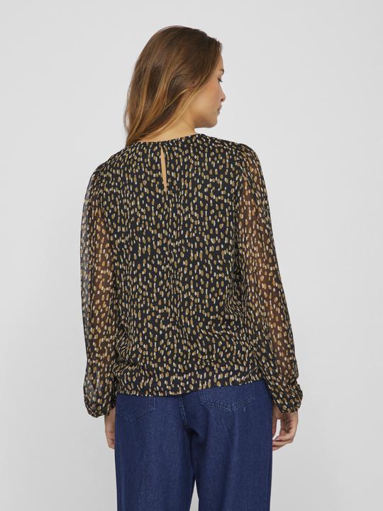 Actual product image Vila Round neck top with long sleeves (36)