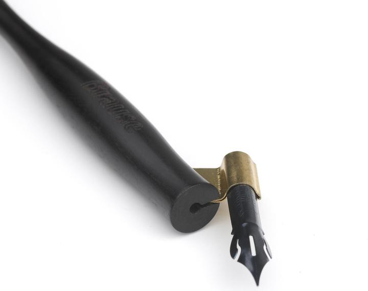 Produktbild Brause Holzfederhalter schräg (Schwarz, 1 x)