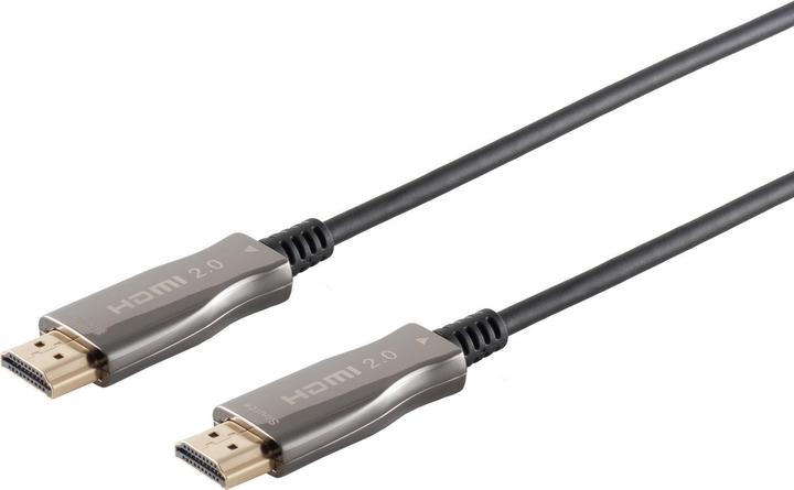 Actual product image Shiverpeaks Optical HDMI cable, 4K 60Hz, black (40 m, HDMI)
