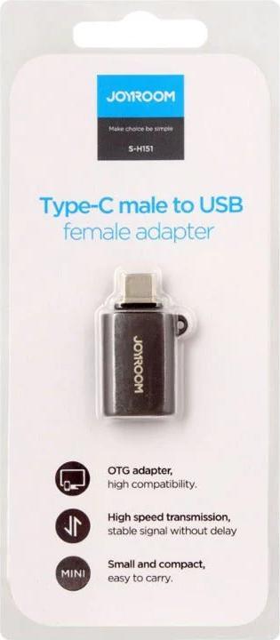 Actual product image Joyroom Type-C male to USB (USB Type C, USB-A)