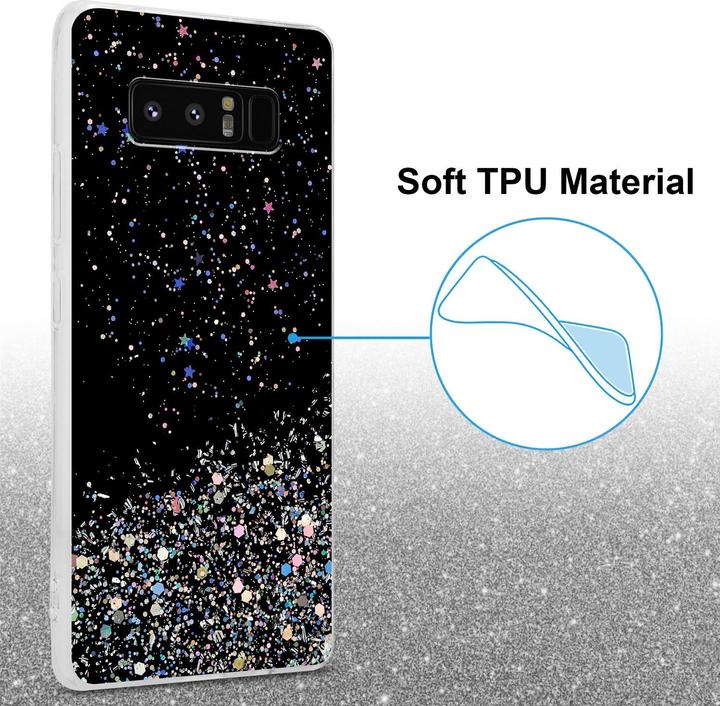 Image du produit Cadorabo Couverture TPU paillettes scintillantes (Samsung Galaxy Note 8)