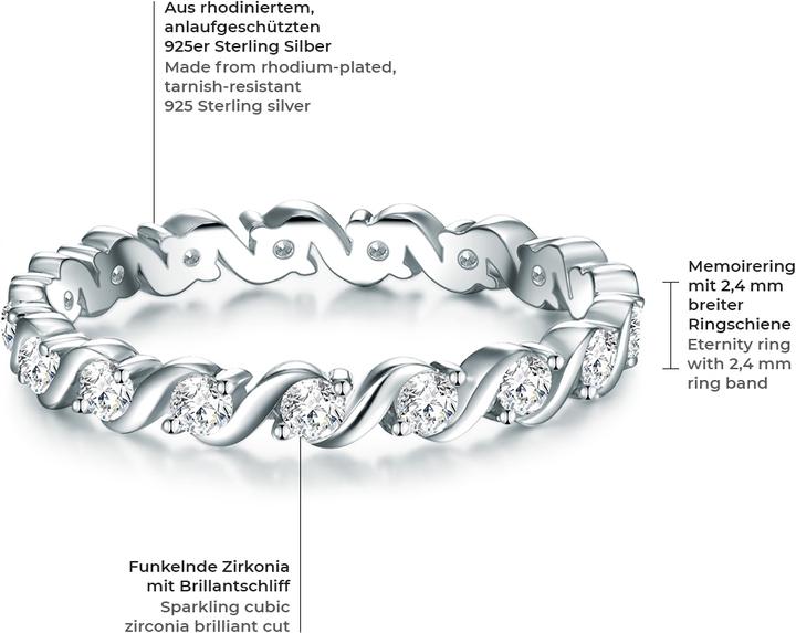 Immagine prodotto Trilani Donna Argento Zirconia argento - 11984 (49, 925 Argento)