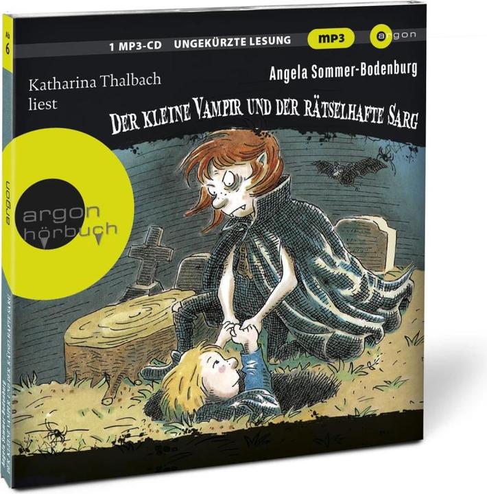 Produktbild Der kleine Vampir und der rätselhafte Sarg (Henrik Albrecht, Angela Sommer-Bodenburg, Amelie Glienke, Dirk Kauffels, Katharina Thalbach, Deutsch)