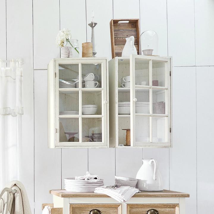 Actual product image Loberon Wall unit set of 2 Piavo antique white