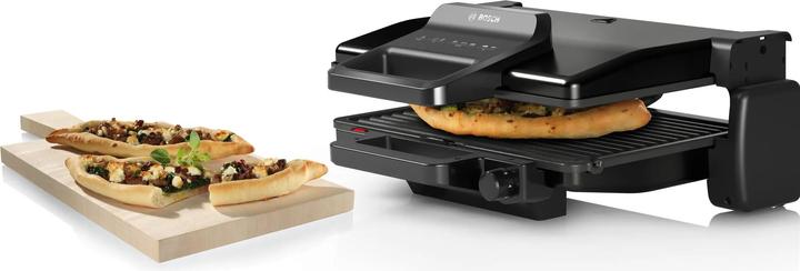Produktbild Bosch Hausgeräte Bosch TCG3323 Tischgrilkl schwarz, Kontaktgrill 200Watt (EU-Stecker)