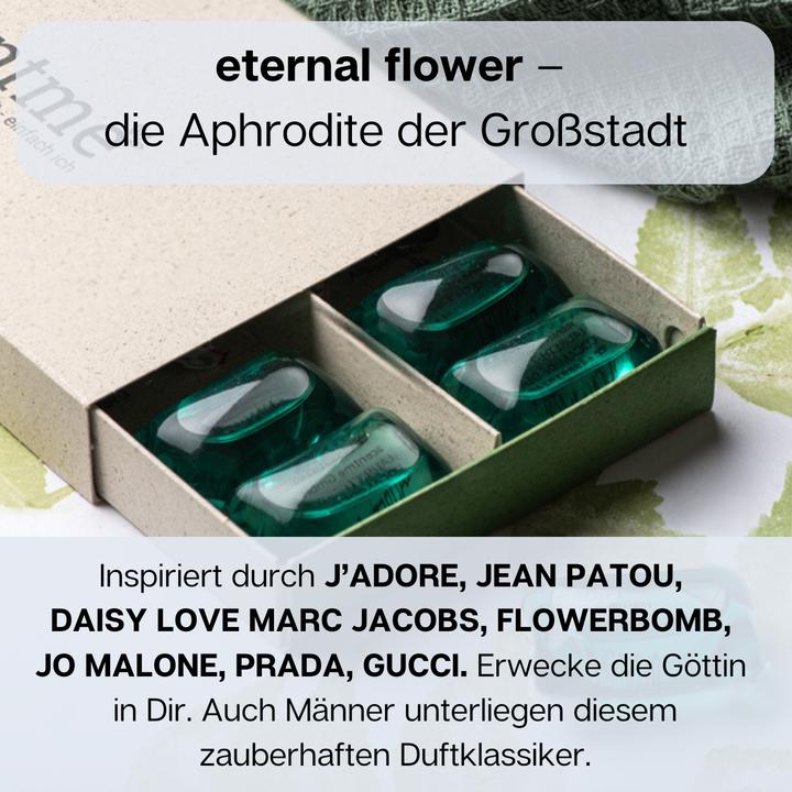 Produktbild scentme eternal flower - all-in-one Universalwaschmittel mit Wäscheparfüm (28 Waschgänge, Caps, Pods)