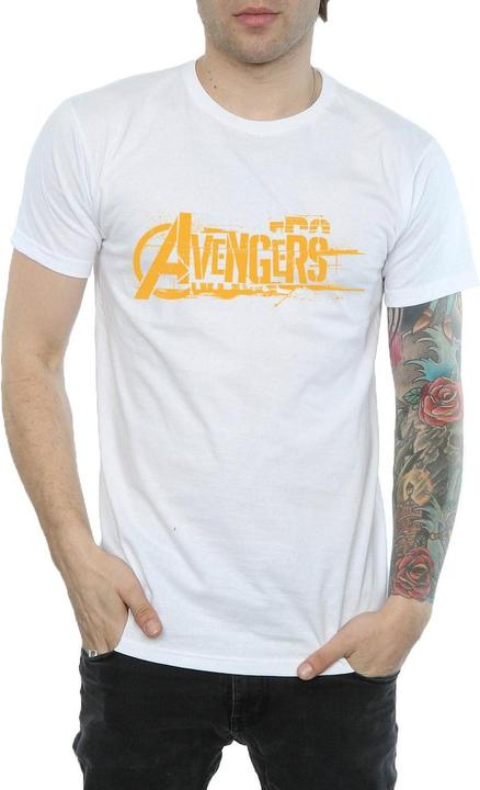 Produktbild Avengers Infinity War Orange Logo TShirt (S)
