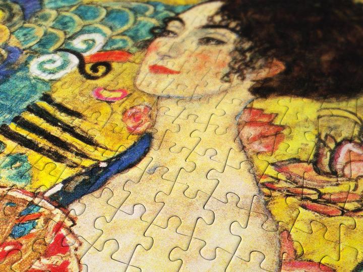 Actual product image Enjoy Puzzle ENJOY-1128 - Gustav Klimt: Lady with a Fan, Puzzle, 1000 Pieces (1000 pieces)