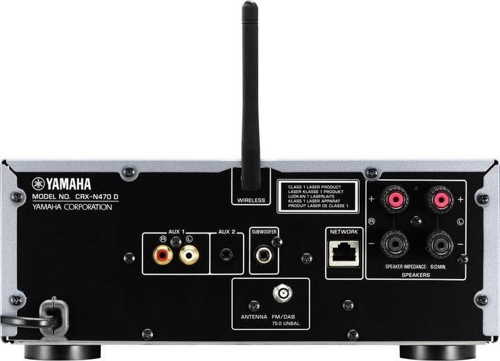Actual product image Yamaha Mcr-N470dab (CD player, Wi-Fi, Bluetooth, Multiroom, Airplay, Spotify Connect, 2x 22 W)