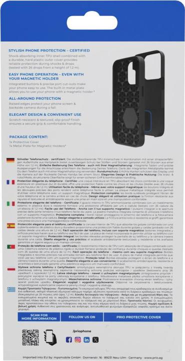 Image du produit prio Case (Apple iPhone 7, Apple iPhone 8, Apple iPhone 6, Apple iPhone SE (3ème génération), Apple iPhone 13 Pro, Apple iPhone SE (2ème génération), Apple iPhone 12, Apple iPhone 12 Pro)