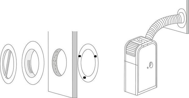Produktbild Sichler Universal Abluft-Wandanschluss