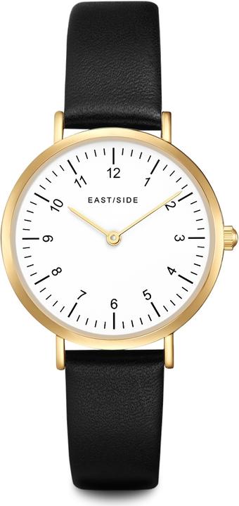 Produktbild Eastside Damen Quarzuhr Rosehill Echtleder schwarz - 23904 (Analoguhr, 32.10 mm)
