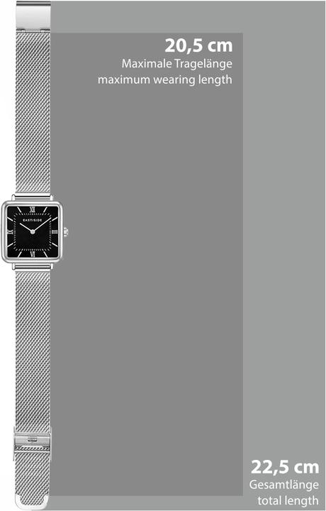 Immagine prodotto Eastside Orologio al quarzo da donna Grand in acciaio inossidabile - 23916 (Orologio da polso analogico, 40 mm)
