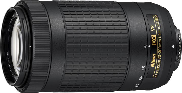 Produktbild Nikon AF-P Nikkor 70-300mm f/4.5-6.3G ED DX VR (Nikon DX, APS-C / DX)
