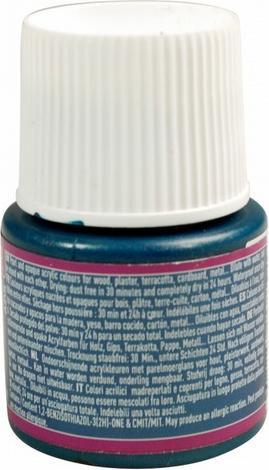 Produktbild Pebeo Deco Perlmutt Acrylfarben (Blau, 45 ml)