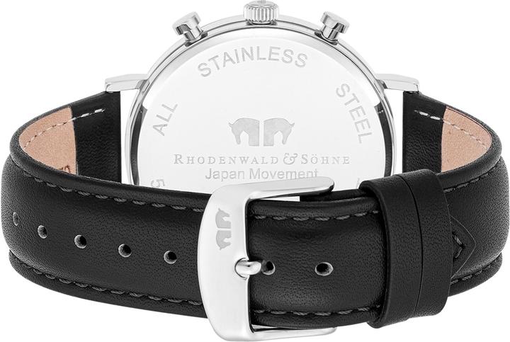 Actual product image Men Chronograph Arakon genuine leather black - 26531 (Chronograph, 42 mm)