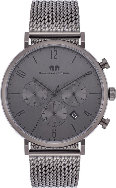 Immagine prodotto Cronografo da uomo Arakon in acciaio inossidabile grigio - 26537 (Cronografo, 42 mm)