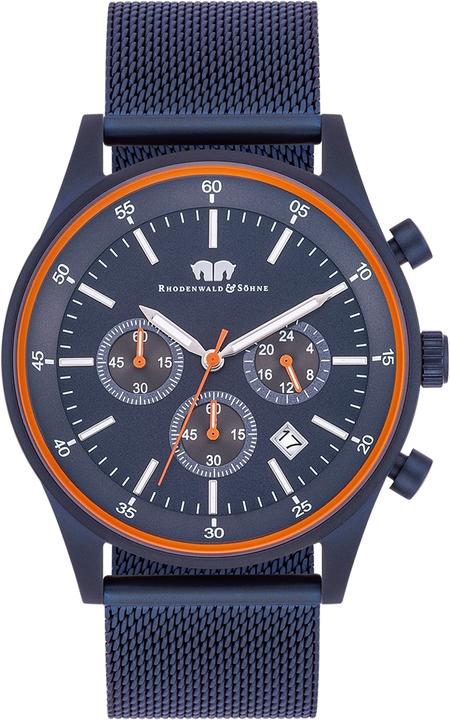 Actual product image Men Chronograph Goodwill Stainless Steel Blue - 26527 (Chronograph, 43 mm)