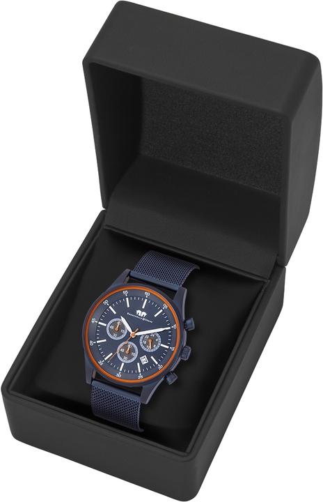 Actual product image Men Chronograph Goodwill Stainless Steel Blue - 26527 (Chronograph, 43 mm)