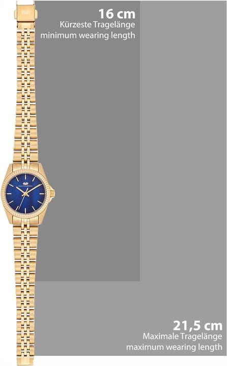 Immagine prodotto Orologio al quarzo da donna Cassina in acciaio inox oro giallo - 26547 (Orologio da polso analogico, 27.50 mm)