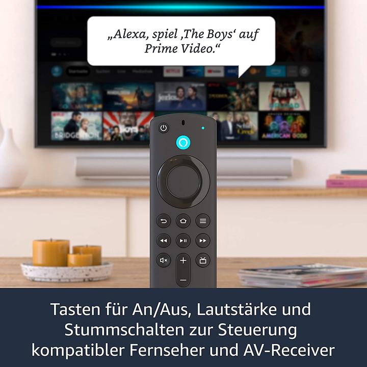 Image du produit Amazon Fire TV Stick (2021) incl. télécommande vocale Alex (8 Go, Fire OS)