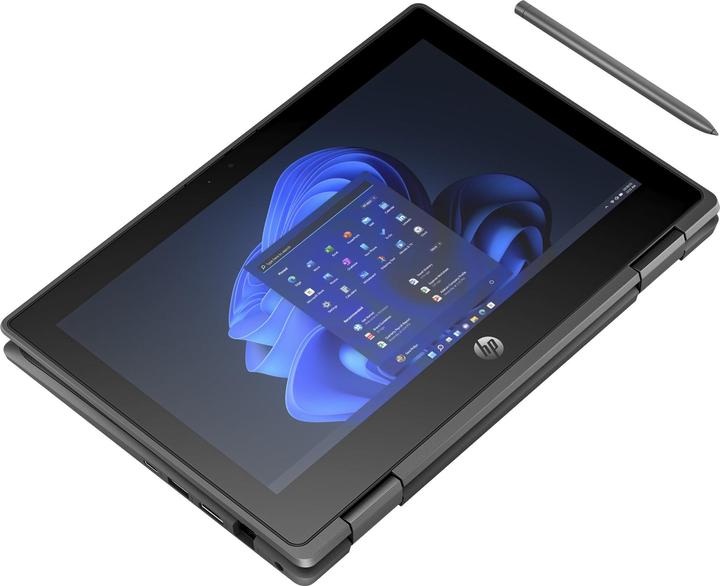 Image du produit HP K12 x360 Fortis 11 G11 Intel N200 29,46cm 11,6pouces HD BV TS 8GB 256GB/SSD W11P MICROSOFT SHAPE TH (11.60", Intel N200, 8 Go, 256 Go, DE)