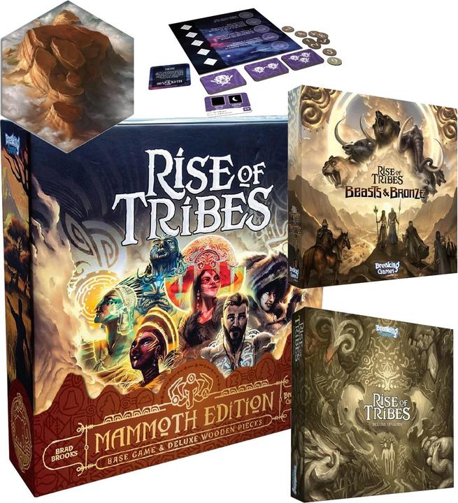 Actual product image Breaking Games Rise of Tribes Mammoth Edition + Beasts and Bronze + Deluxe Upgrade + Vul'Keth Invasion + Mega Bonus (English)