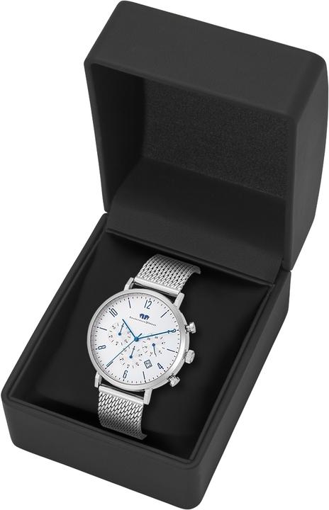 Image du produit Homme Chronographe Arakon acier inoxydable argenté - 26837 (Chronographe, 42 mm)