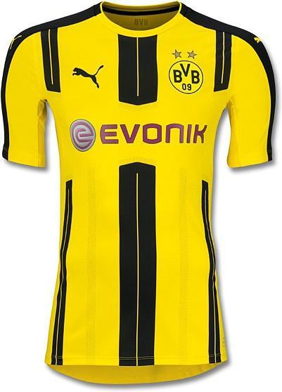 Immagine prodotto Puma BVB Authentic Home Shirt con logo dello sponsor (senza imballaggio) (S)