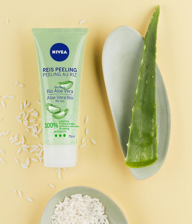 Immagine prodotto NIVEA Scrub al riso con aloe vera biologica (Esfoliazione, 75 ml)