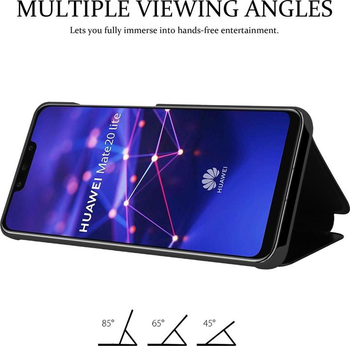 Produktbild Cadorabo Smart View Spiegel Book Hülle für Huawei MATE 20 LITE (Huawei Mate 20 Lite)