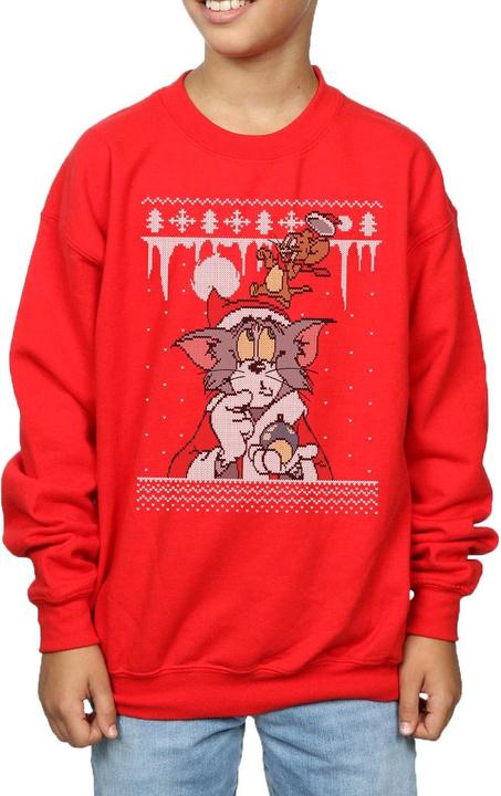 Image du produit Tom & Jerry - Sweat CHRISTMAS FAIR ISLE - Garçon (152, 158)
