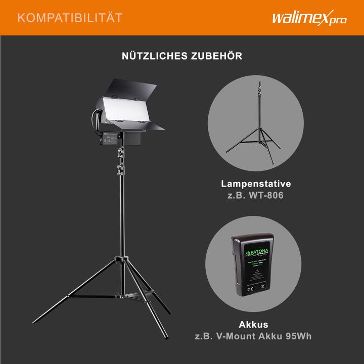 Immagine prodotto Walimex Sirius 160 B-LED Basic Set (Apparecchio di illuminazione a superficie)