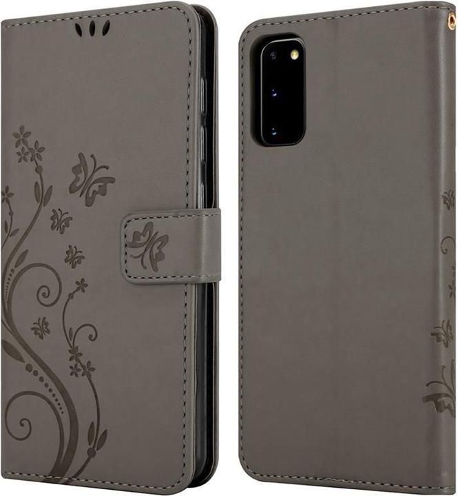 Actual product image Cadorabo Flower Book Cover (Samsung Galaxy S20)