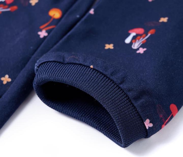 Actual product image VidaXL Children's dress navy blue 140,Material: 92 % cotton. 8 (140)