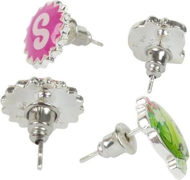 Image du produit Shopkins Figurines de filles Set de 6 boucles d'oreilles en métal (Matériau 100% synthétique)
