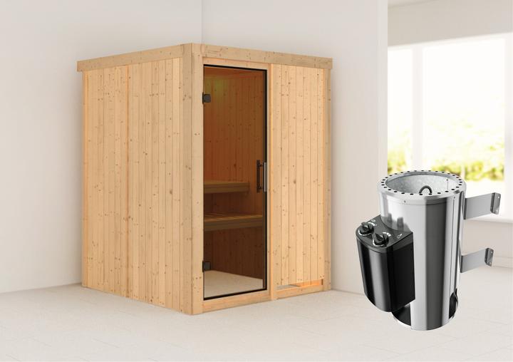 Actual product image Karibu Minja without roof rim (Plug & Play 3.6 KW internal control)